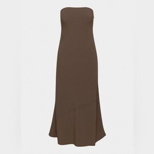 Aritzia Babaton Rich Mocha Brown Resolution Dress Medium